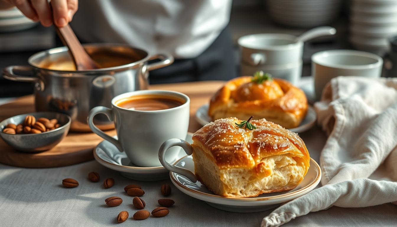 Comforting family dinner served at home