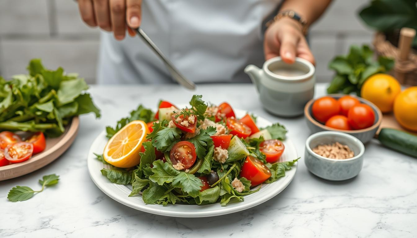 Healthy home cooking bowl