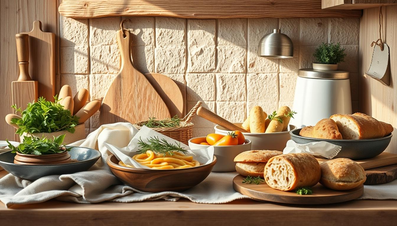 Fresh ingredients for healthy home cooking